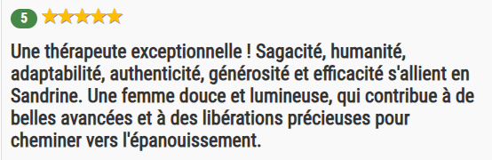 témoignage Gaëtane - Sandrine Bert - guérisseuse de l'âme