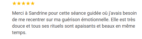 témoignage Laureen - Sandrine Bert - guérisseuse de l'âme