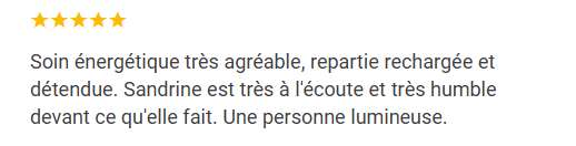 témoignage Bénédicte - Sandrine Bert - guérisseuse de l'âme